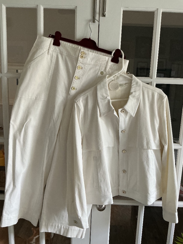 Spartina 994 Matching Ivory Jacket Xxl And Pants 16